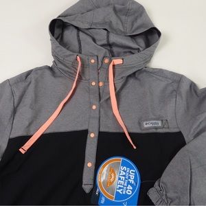 Columbia Womens Tamiami Hoodie Pullover Hooded Jacket NWT UPF 40 Omni Wick